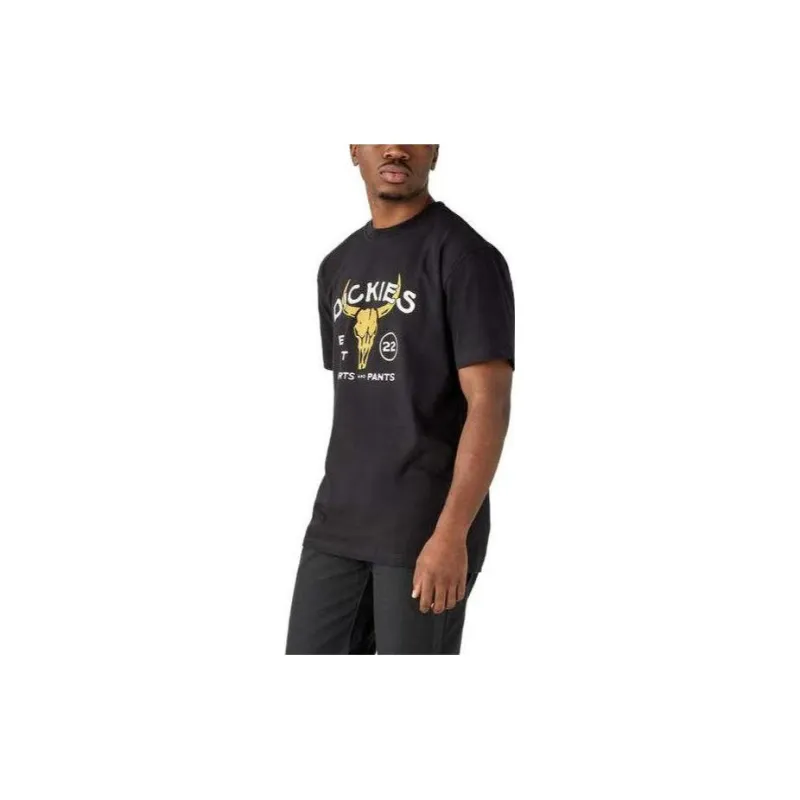 Dickies Bull Skull Heavyweight T-Shirt T-Shirt Unisex Black-5