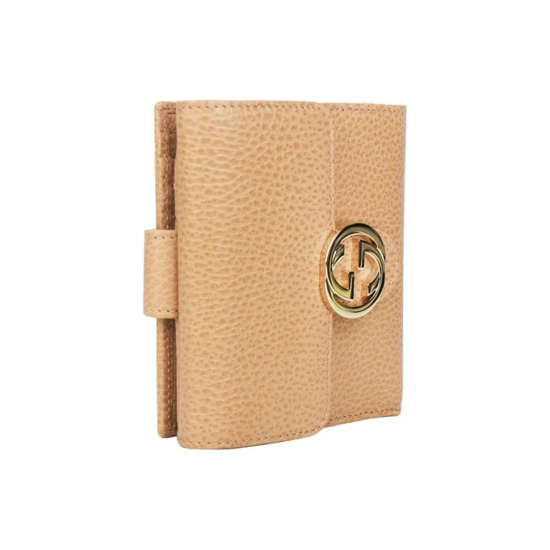 GUCCI Interlocked Gg Wallet Small Brown-1