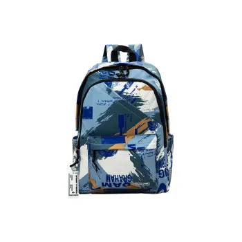 GF Nylon Backpack Large Size Unisex Light Blue