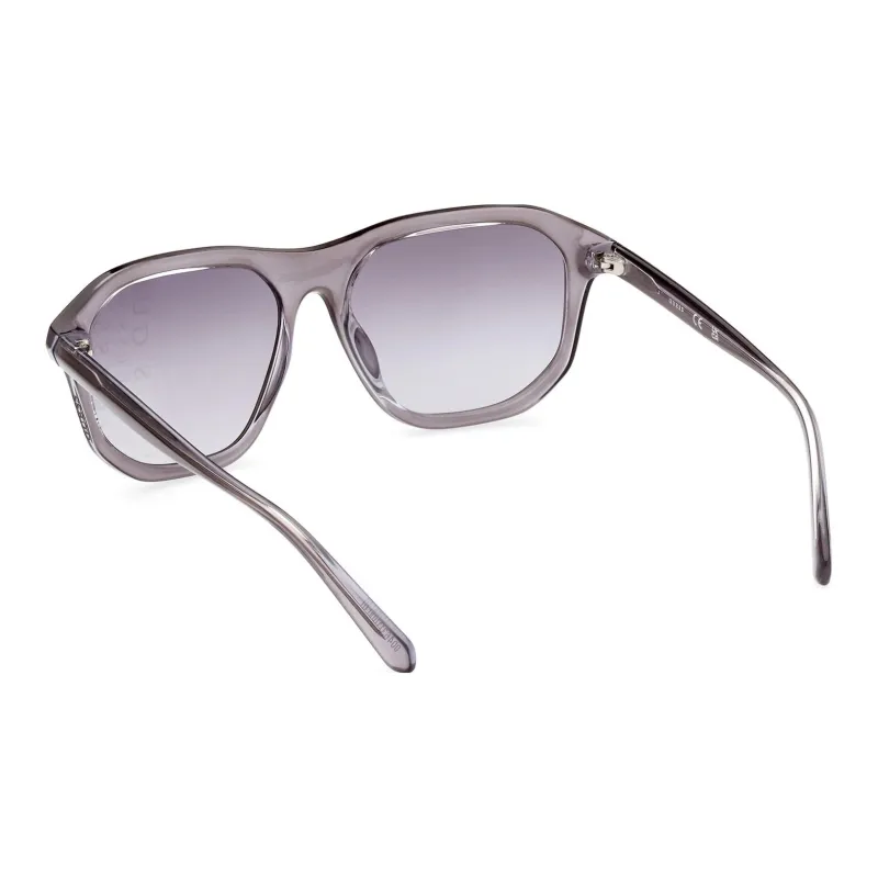 GUESS Plastic Square Sunglasses Men's Gray-2