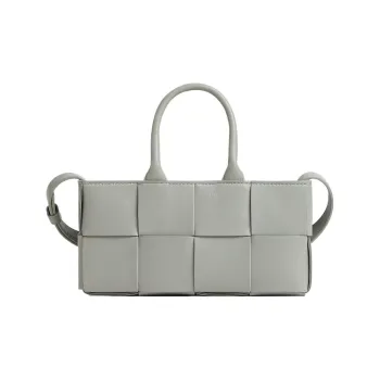 Bottega Veneta ARCO Sheepskin Tote Bag Shopping Bag Shoulder Bag Crossbody Bag Handbag Mini Women's Agate Gray