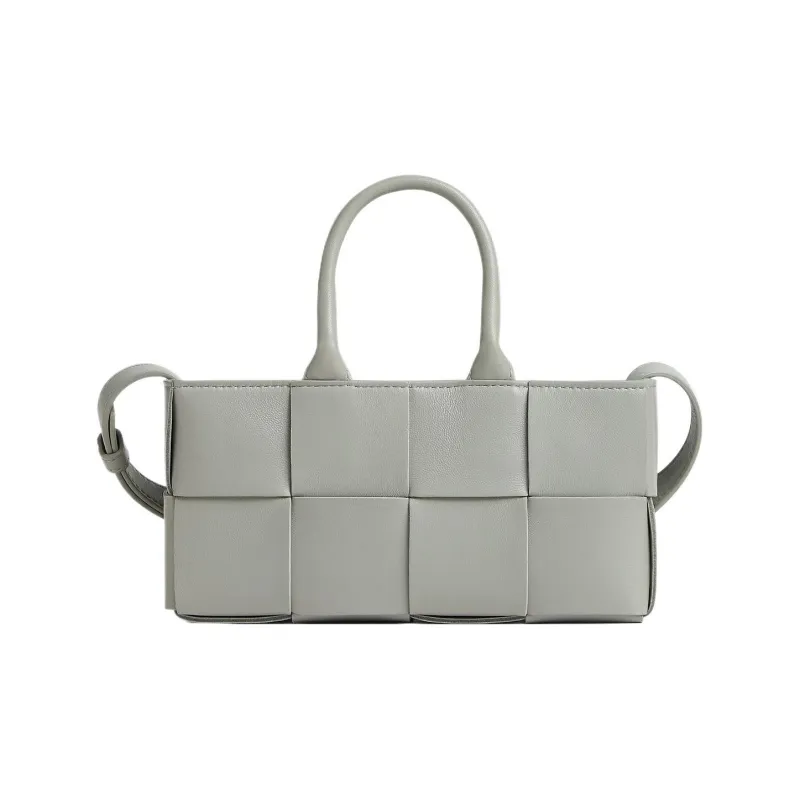 Bottega Veneta ARCO Sheepskin Tote Bag Shopping Bag Shoulder Bag Crossbody Bag Handbag Mini Women's Agate Gray-0