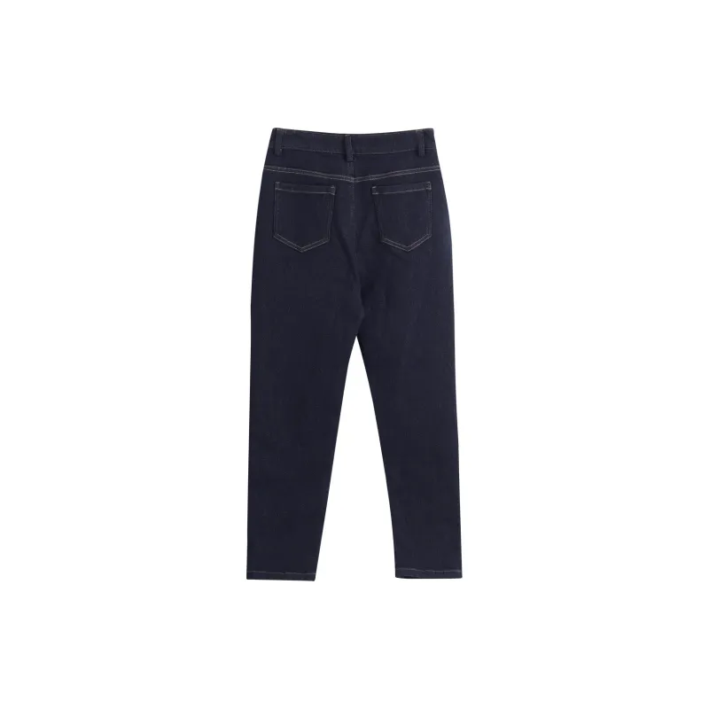 Olrain Jeans Women's Dark Blue-1