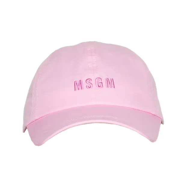 Vetements Cotton-Polyester Blend Baseball Caps Kids' Pink-1