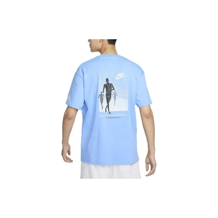 Nike Sportswear T Shirt Men's Sky Blue-1