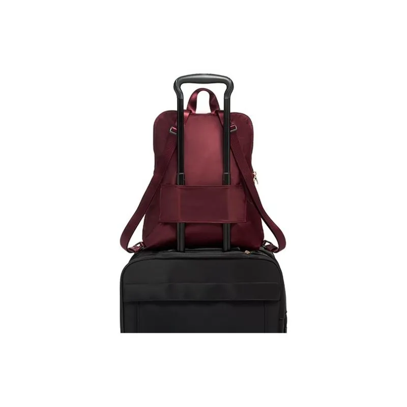TUMI Voyageur Nylon Backpack Women's Red-3