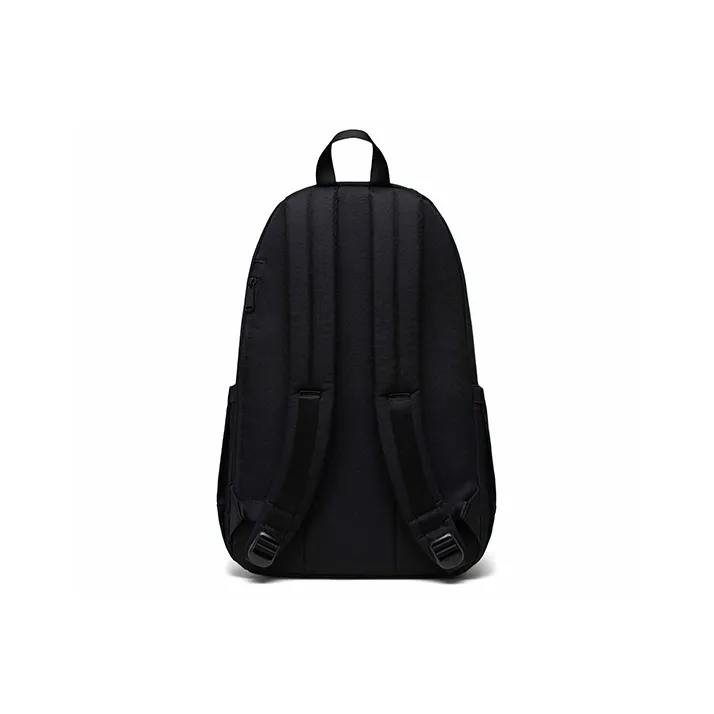 Herschel Recyclable Material Side Zipper Backpack Unisex Black-3