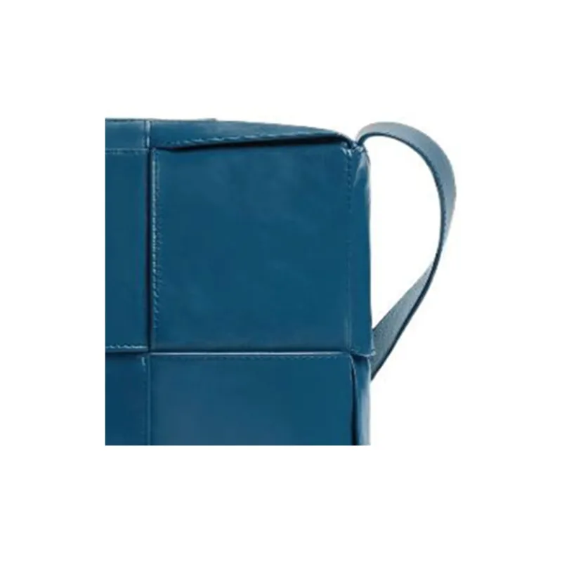 Bottega Veneta ARCO Cow Leather Crossbody Bag Shoulder Bag Medium Size Men's Deep Sea Blue-3
