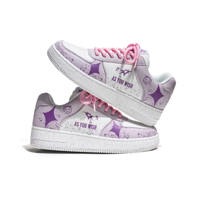 MIIOW Trend Party Series Anti-Slip And Wear-Resistant Height Increasing Coverage Low-Top Skateboard Shoes Unisex-31