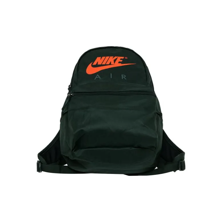 Nike Polyester Backpack Regular Unisex Army Green-1