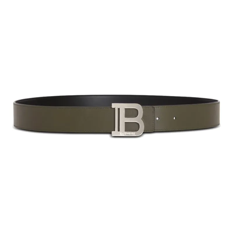 BALMAIN B Buckle Reversible Belt-0