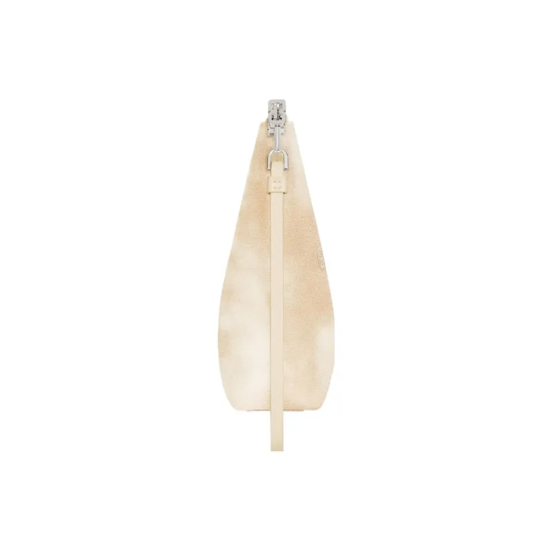 Givenchy Cotton Canvas Bag Clutch Large Size Women's Dusty Gold-1