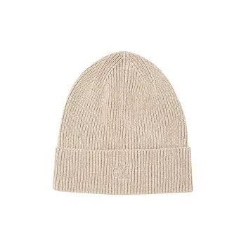 CALVIN KLEIN Nylon Wool Viscose Cashmere Beanies Men's Beige