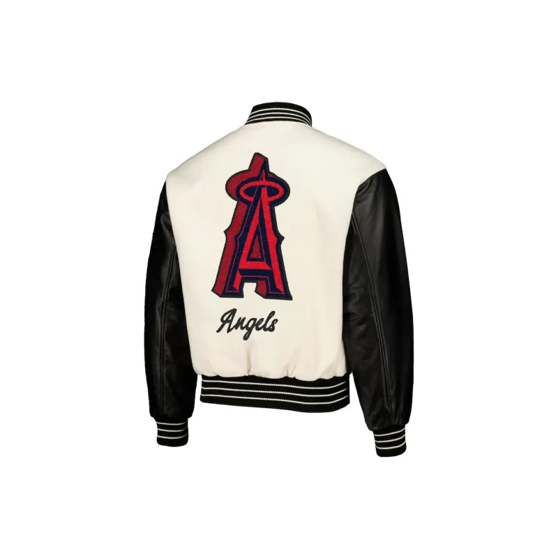 MLB x PLEASURES FW23 Baseball Jacket Men's White-1