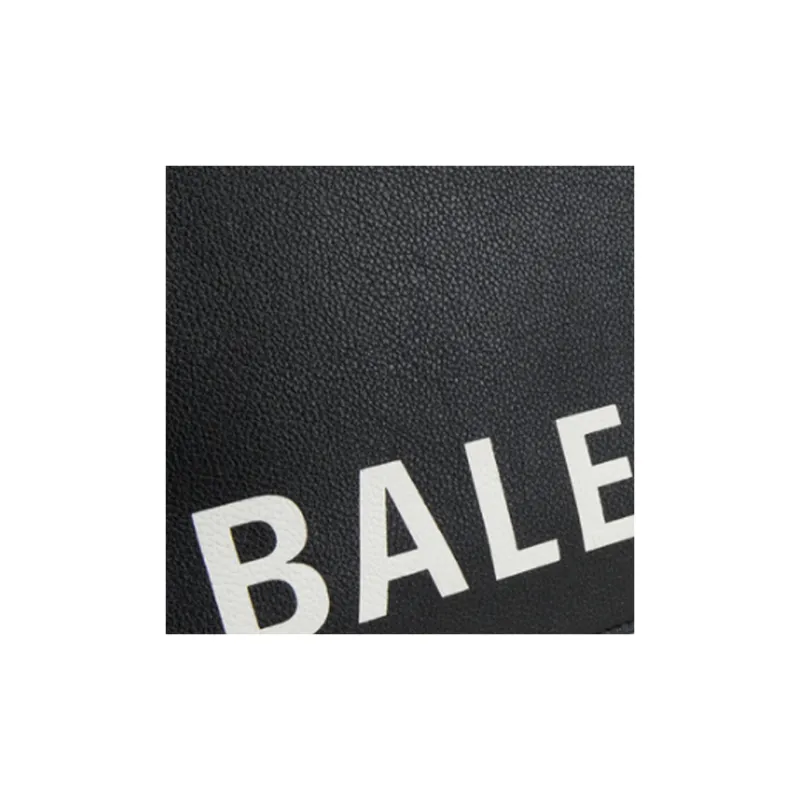 Balenciaga Calfskin Wristband Clutch Men's Black-4
