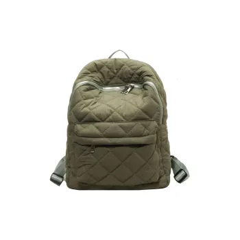 Duoluplo Doron Paul Washed Cloth One Shoulder Backpack Regular Women's Green/Black/Ecru/Orange