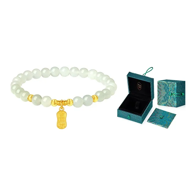 MAMADESHOUHU Hetian Jade Bracelets Pale Greenish White Jade Women's-1