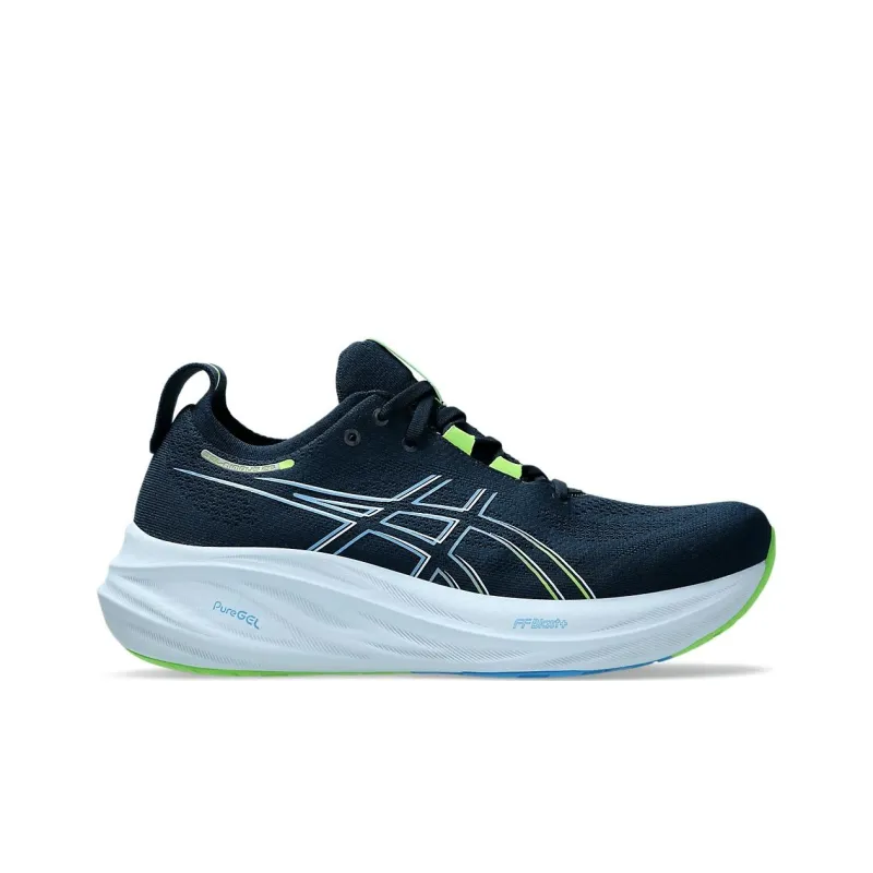 Asics Gel Nimbus 26 Wide 'French Blue Electric Lime'-1