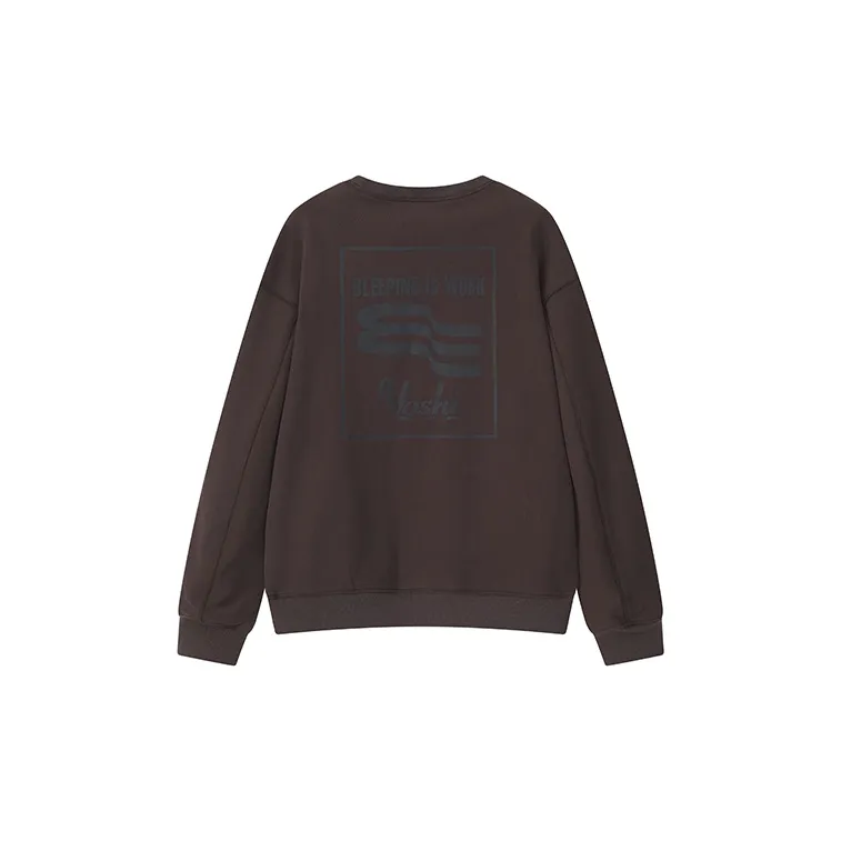 YOSHIYOYI Sweatshirt Unisex Chocolate-1