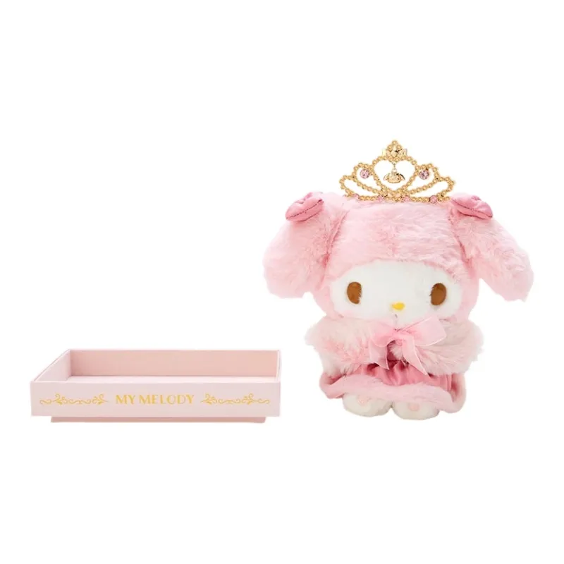 Sanrio My Melody Tokikiku Tiara Crown With Box Dolls Plush Doll 21cm Height-2
