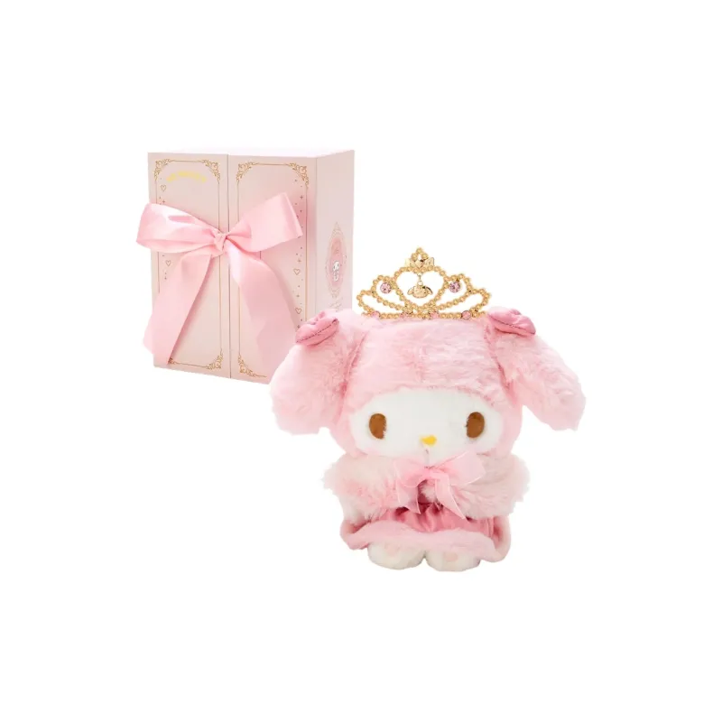 Sanrio My Melody Tokikiku Tiara Crown With Box Dolls Plush Doll 21cm Height-1
