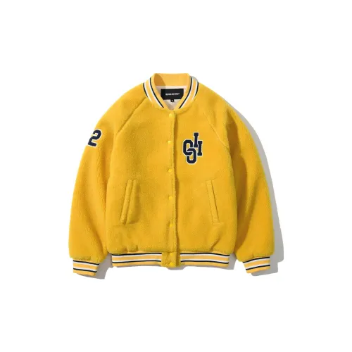 5252 BY O!Oi Baseball Jerseys Unisex Mustard Yellow