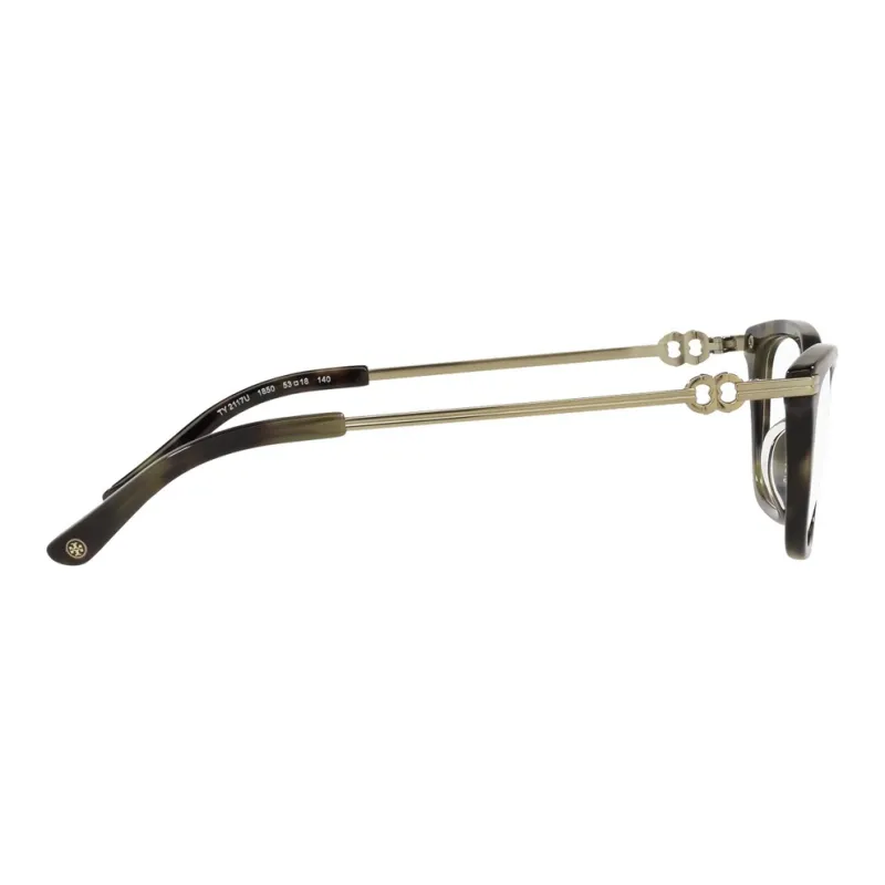 TORY BURCH Plastic Square Eyeglass Frames Women's Green-4