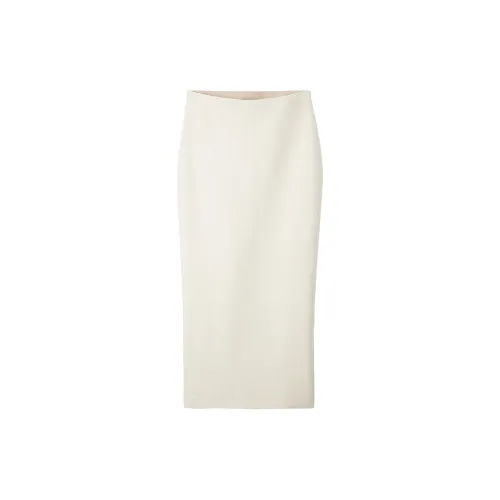 COS Casual Long Skirts Women's Off White