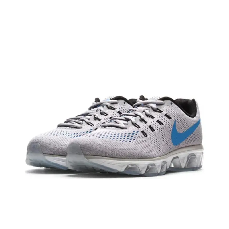 Nike Air Max Tailwind Durable Breathable Low Top Running Shoes Men's Silver Gray-2