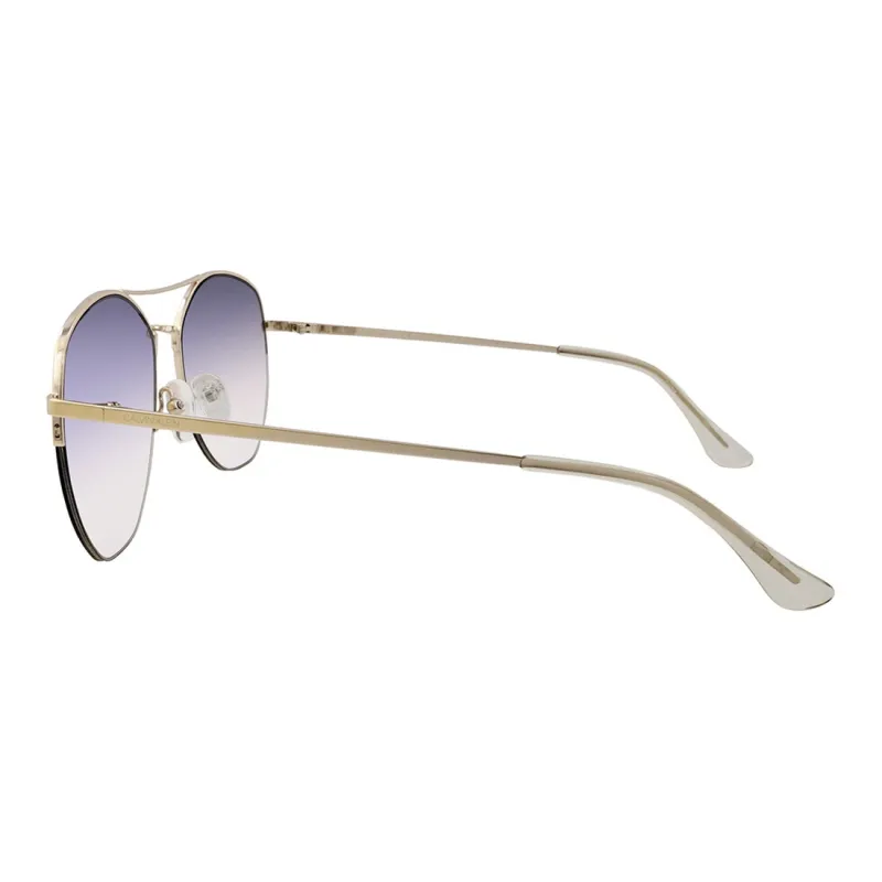 CK/Calvin Klein Metal Aviator Sunglasses Women's Silver-2