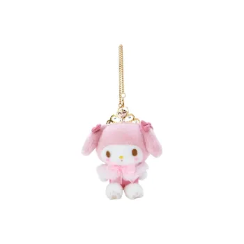 Sanrio My Melody Tokikiku Tiara Crown Keychain Dolls Plush Pendant 13.5cm Height