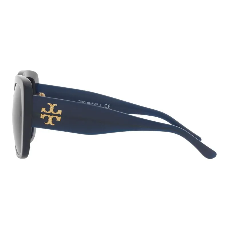 TORY BURCH Plastic Square Sunglasses Women's Blue-2