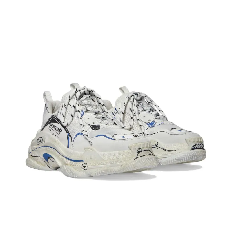 Balenciaga Triple S 'White'-2
