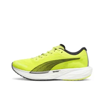 PUMA Deviate NITRO 2 Low Top Casual Running Shoes Men's Yellow Black