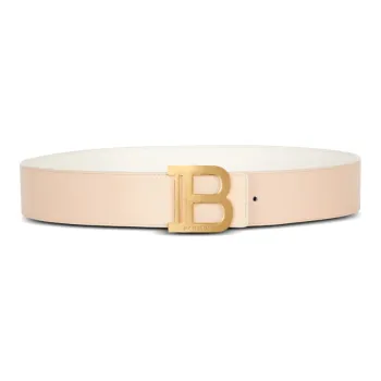 BALMAIN B-Belt Reversible Leather Belt