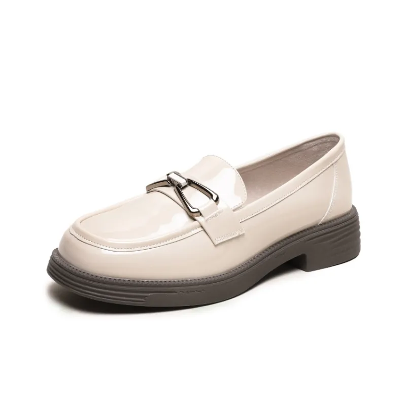 Mulinsen Loafers Women's Low Top Black/Beige-9