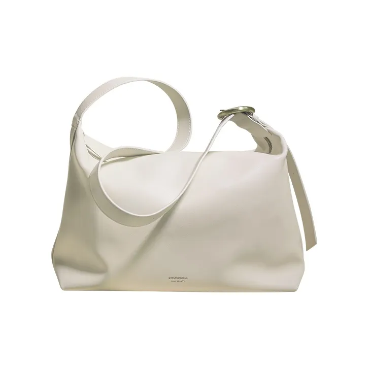 Tanita West Cow Leather Tote Bag Shopping Bag Crossbody Bag Shoulder Bag Large Size Women's Coffee/Black/Cream White-22