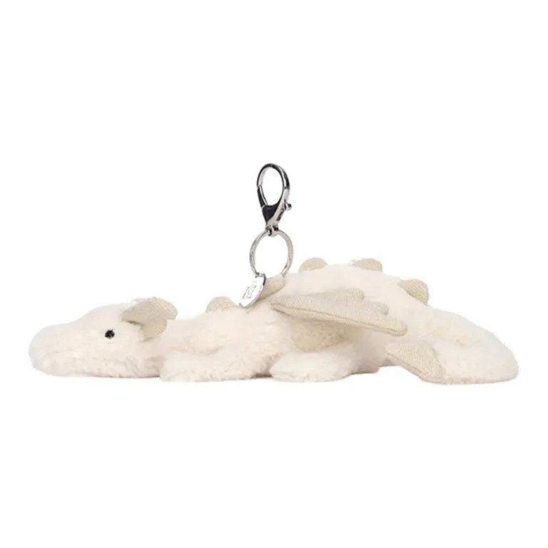 JELLYCAT Snow Dragon Bag Charm-2