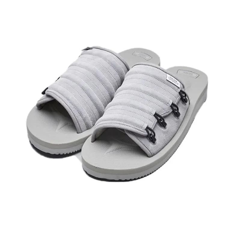 Suicoke Slide Slippers Unisex Gray-1