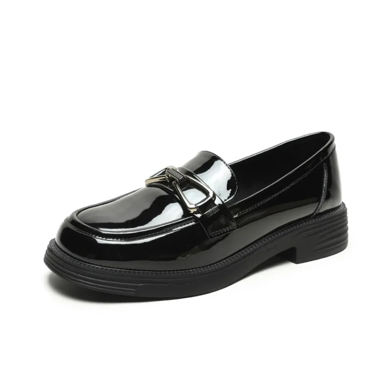 Mulinsen Loafers Women's Low Top Black/Beige-2