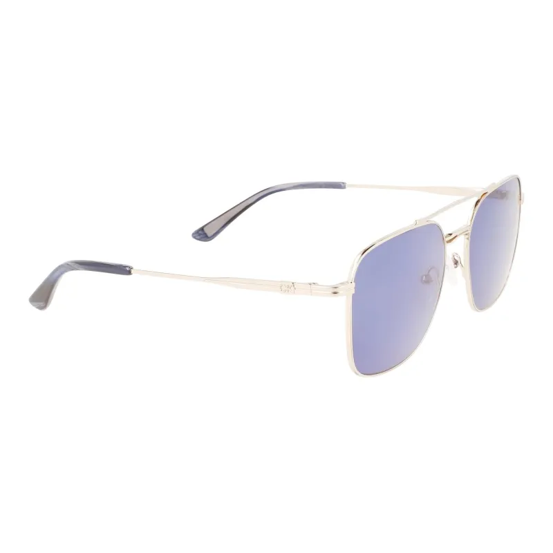CK/Calvin Klein Metal Aviator Sunglasses Men's Gold-6