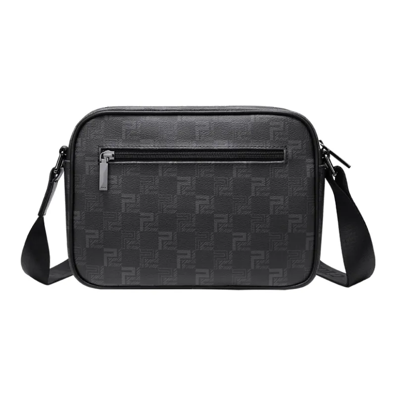 POLO PVC Synthetic Leather Shoulder Bag Regular Men's Black-2