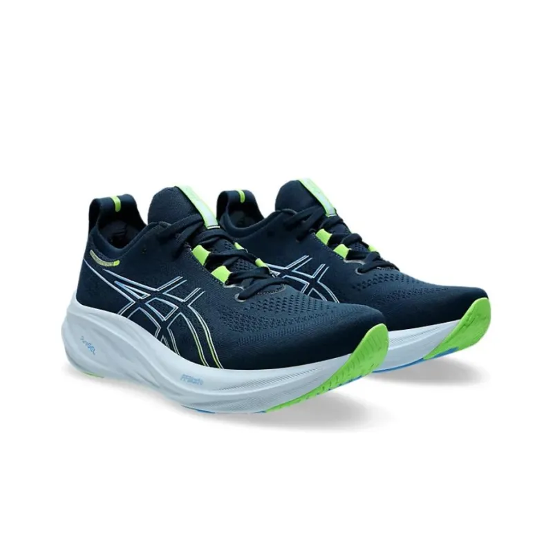 Asics Gel Nimbus 26 Wide 'French Blue Electric Lime'-2