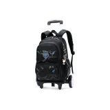 Black Blue Large Wheels