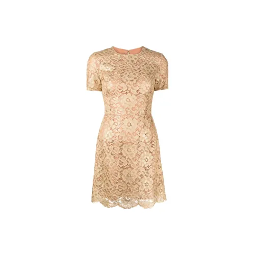 MICHAEL KORS Short-Sleeved Dresses Women's Gold