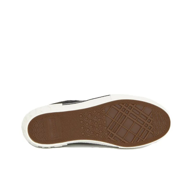 Burberry Vintage Cotton Check Black White-4