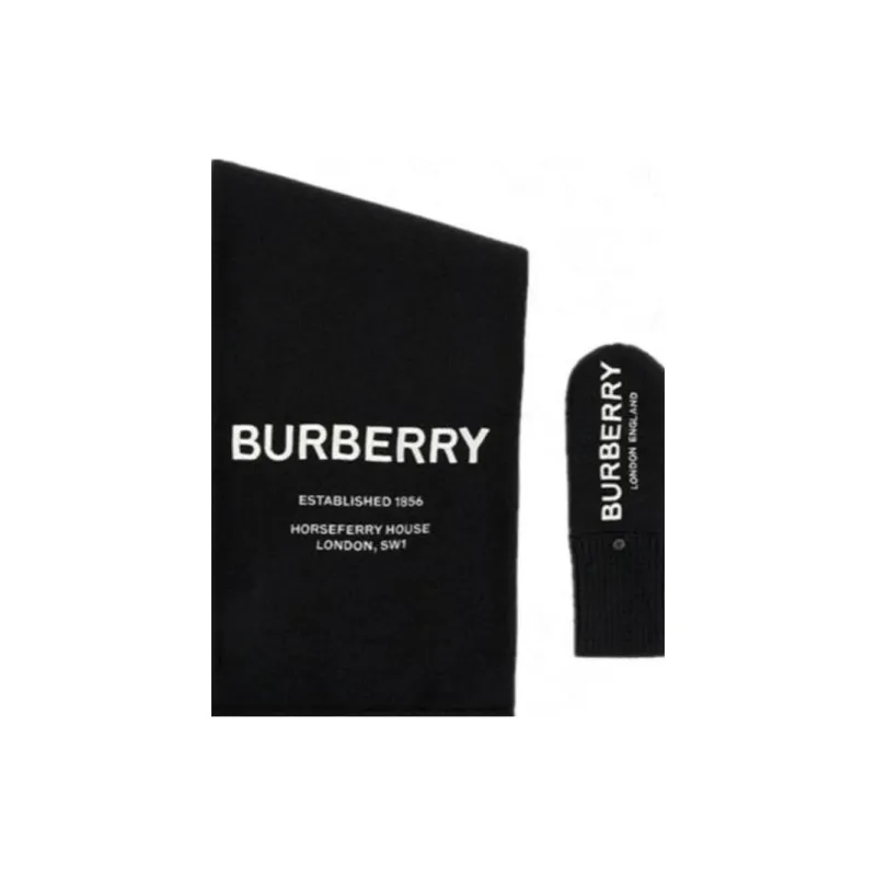 Burberry Knit Gloves Baby Black-2