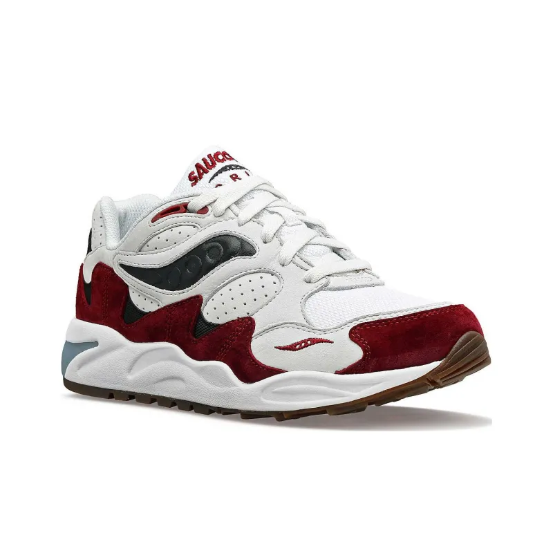 Saucony Grid Shadow 2 Cream Red-2