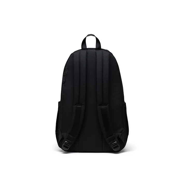 Herschel Recyclable Material Side Zipper Backpack Unisex Black-3
