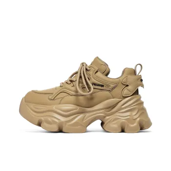 C°BANNER Low Top Chunky Sneakers Women's Milk Tea